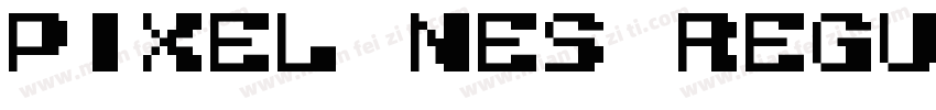 Pixel NES Regular字体转换